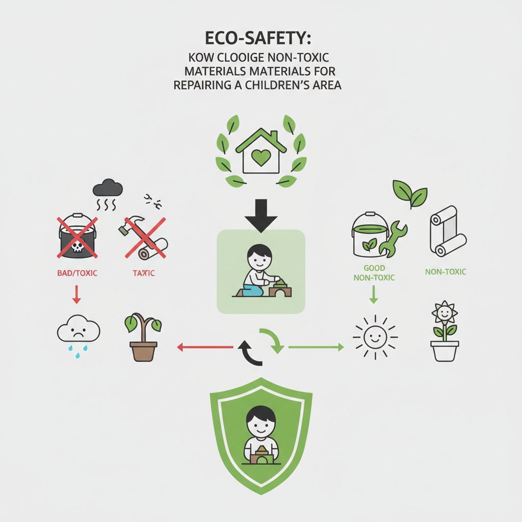 Еко-безпека: як обрати нетоксичні матеріали для ремонту дитячої зони