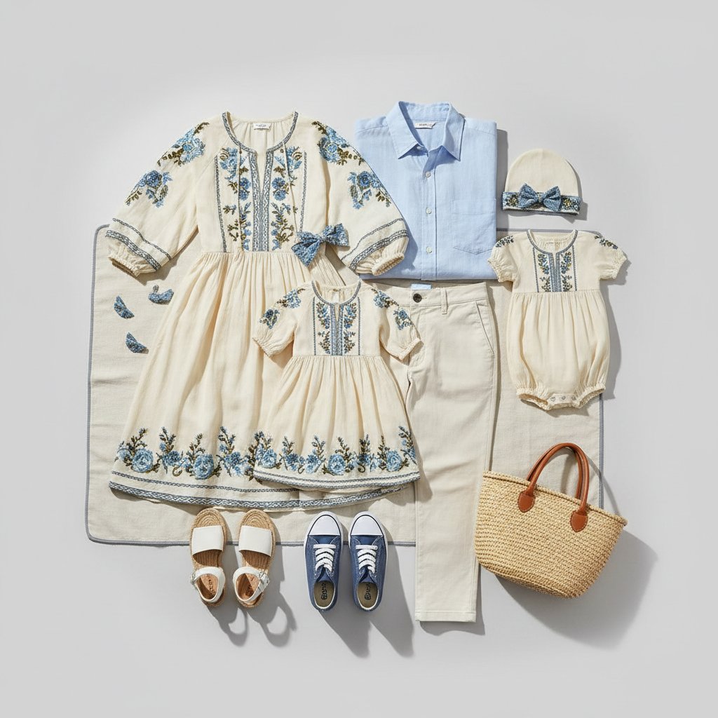 Family Look: как создавать гармоничные семейные образы для фотосессий и прогулок