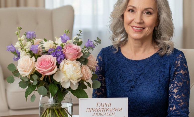 гарні привітання з ювілеєм жінці
