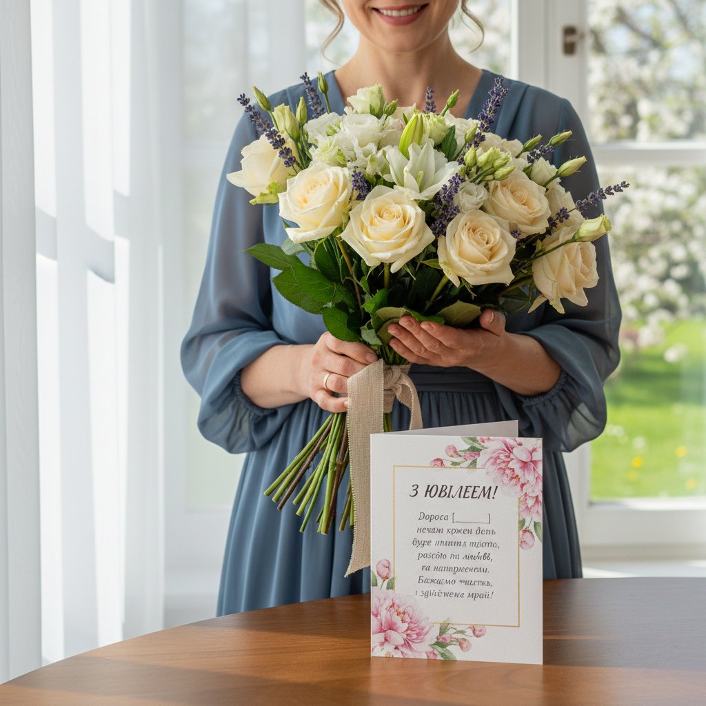 гарні привітання з ювілеєм жінці