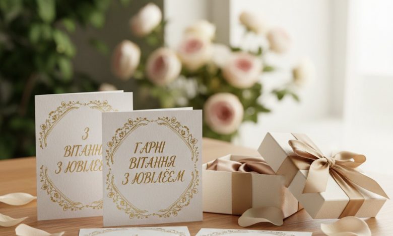 гарні вітання з ювілеєм