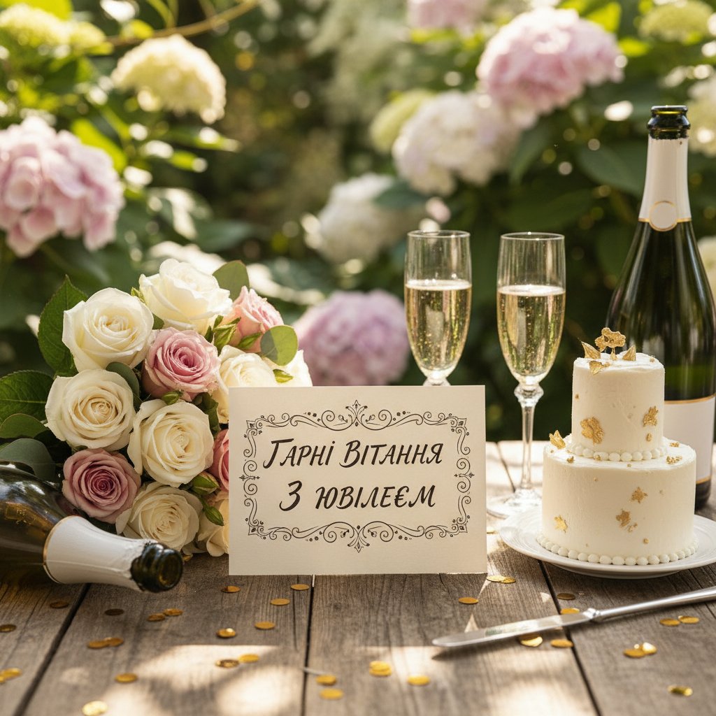 гарні вітання з ювілеєм