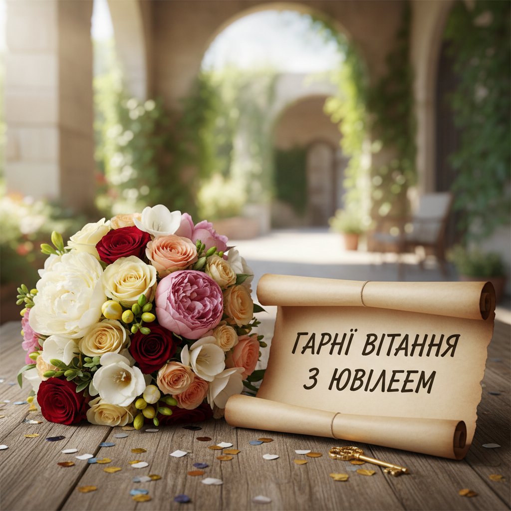 гарні вітання з ювілеєм