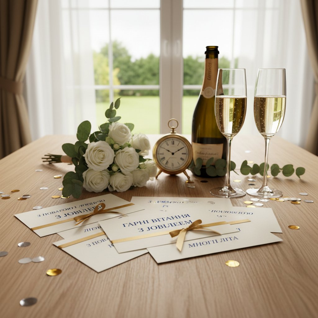 гарні вітання з ювілеєм