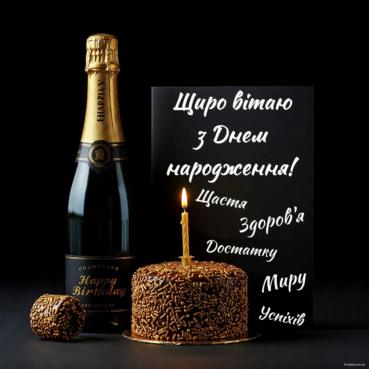 листівка з днем народження для чоловіка