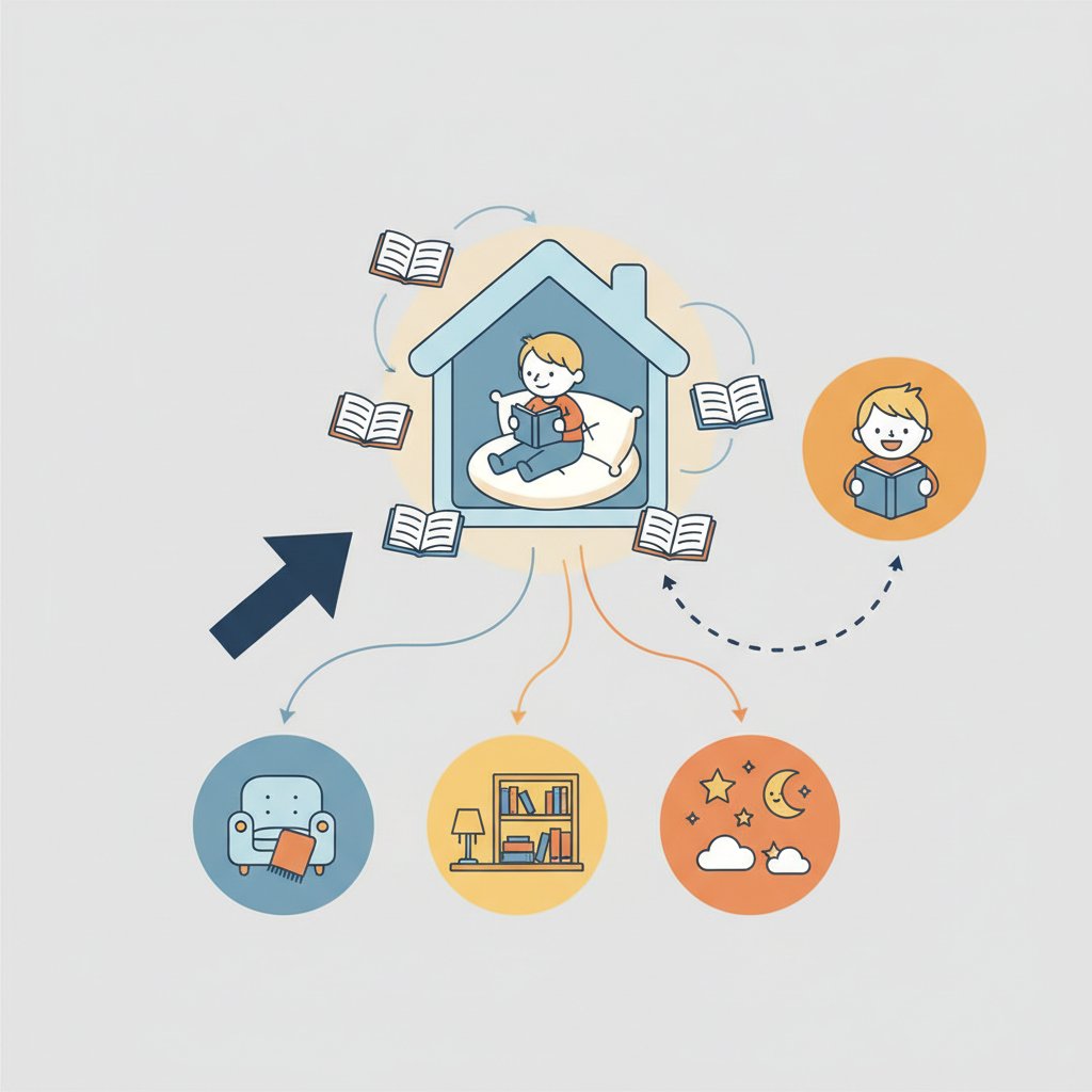 Магічний куточок: як створити затишне місце для читання, куди дитина захоче повертатися