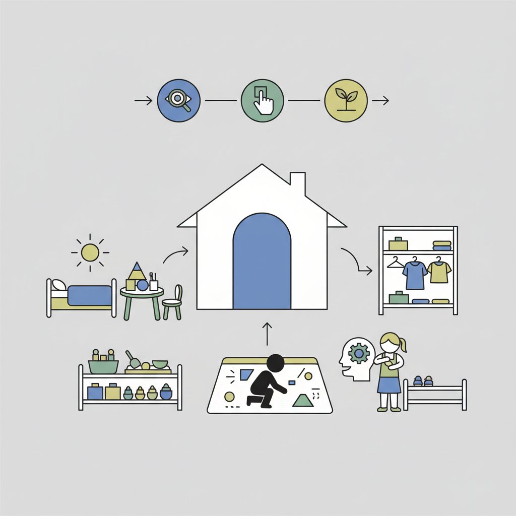 Монтессорі-простір вдома: як облаштувати дитячу кімнату для самостійного розвитку