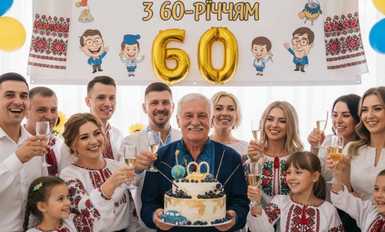 прикольні привітання з 60-річчям мужчині