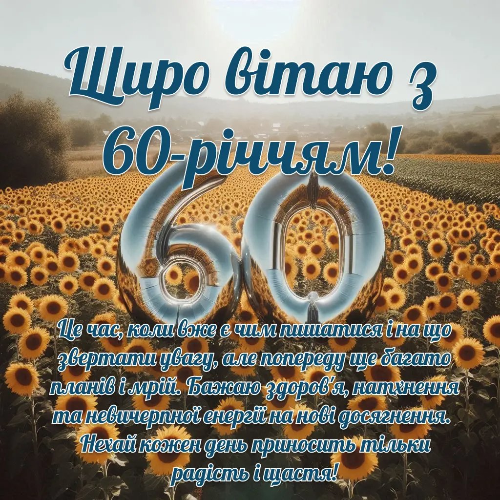 прикольні привітання з 60-річчям мужчині