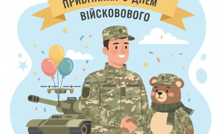привітання з днем народження військового