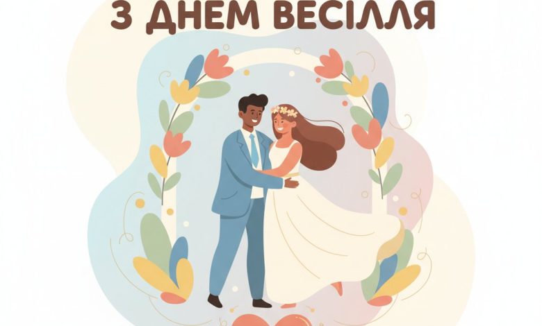 привітання з днем весілля