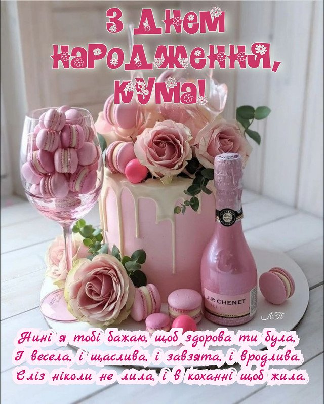 поздравления с днем рождения куме