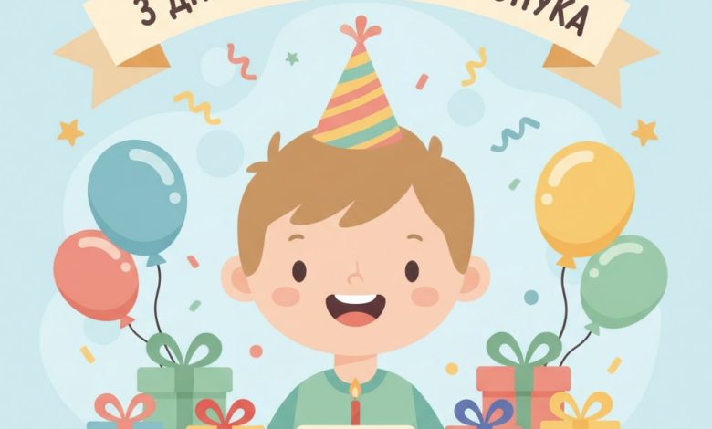 з днем народження онука картинки