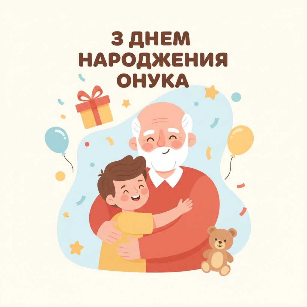 з днем народження онука картинки