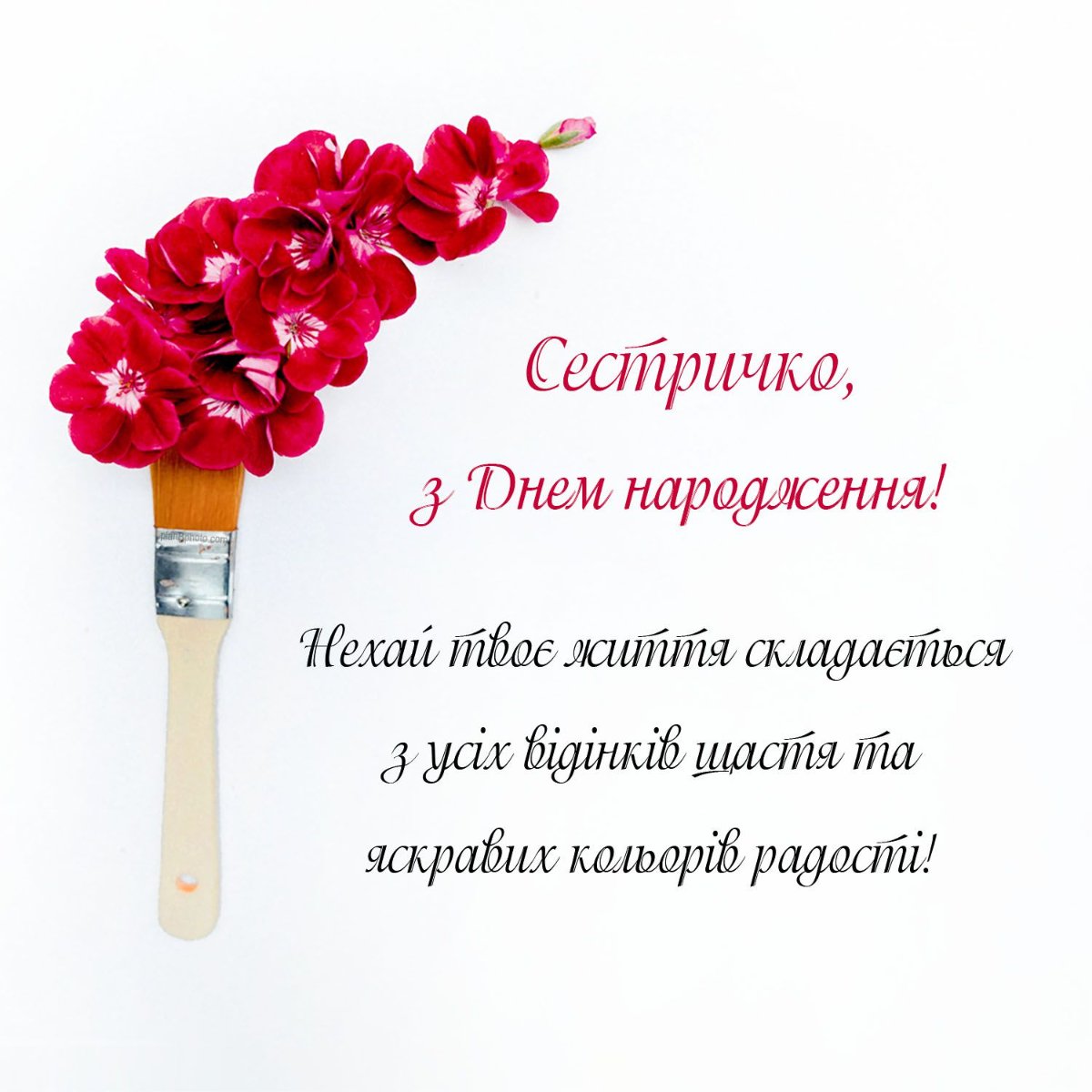 з днем народження сестричка