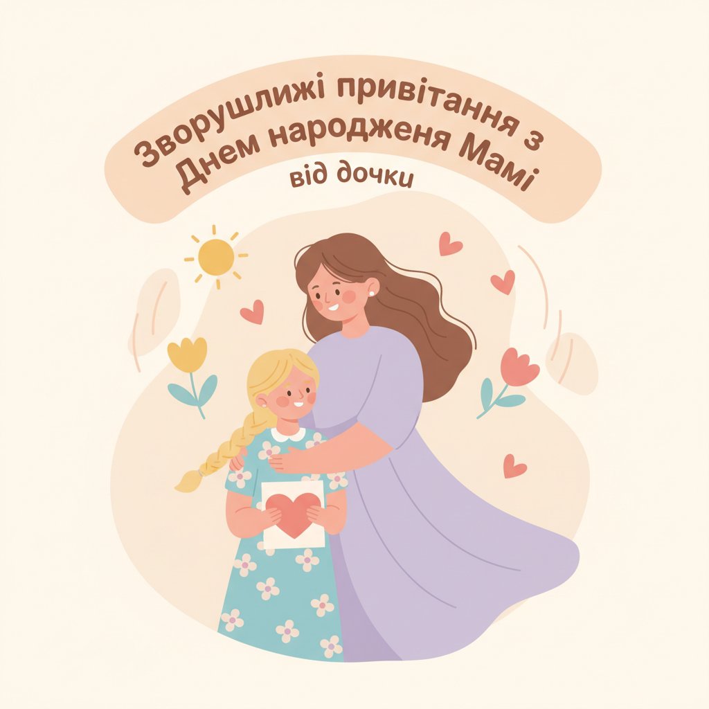 трогательные поздравления с днем рождения маме от дочери с днем рождения от дочери