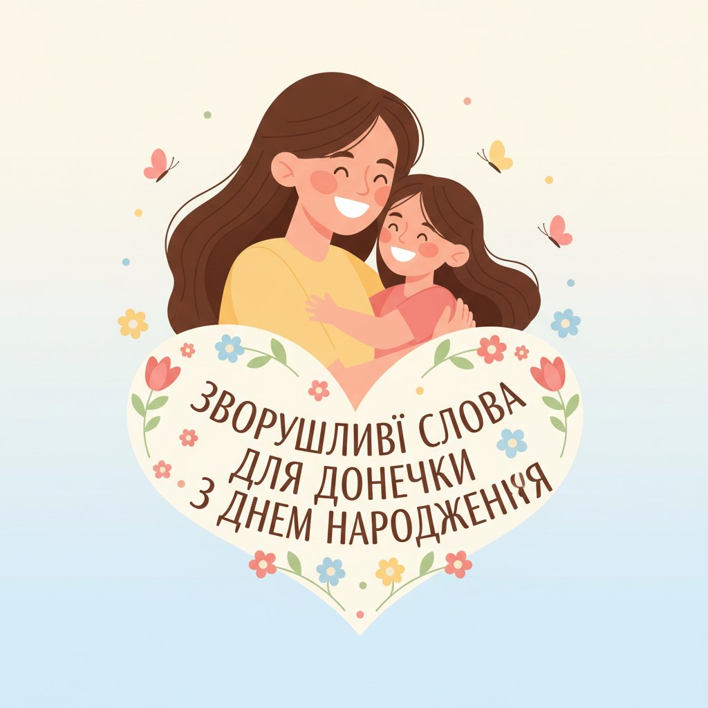 трогательные слова для дочери с днем рождения