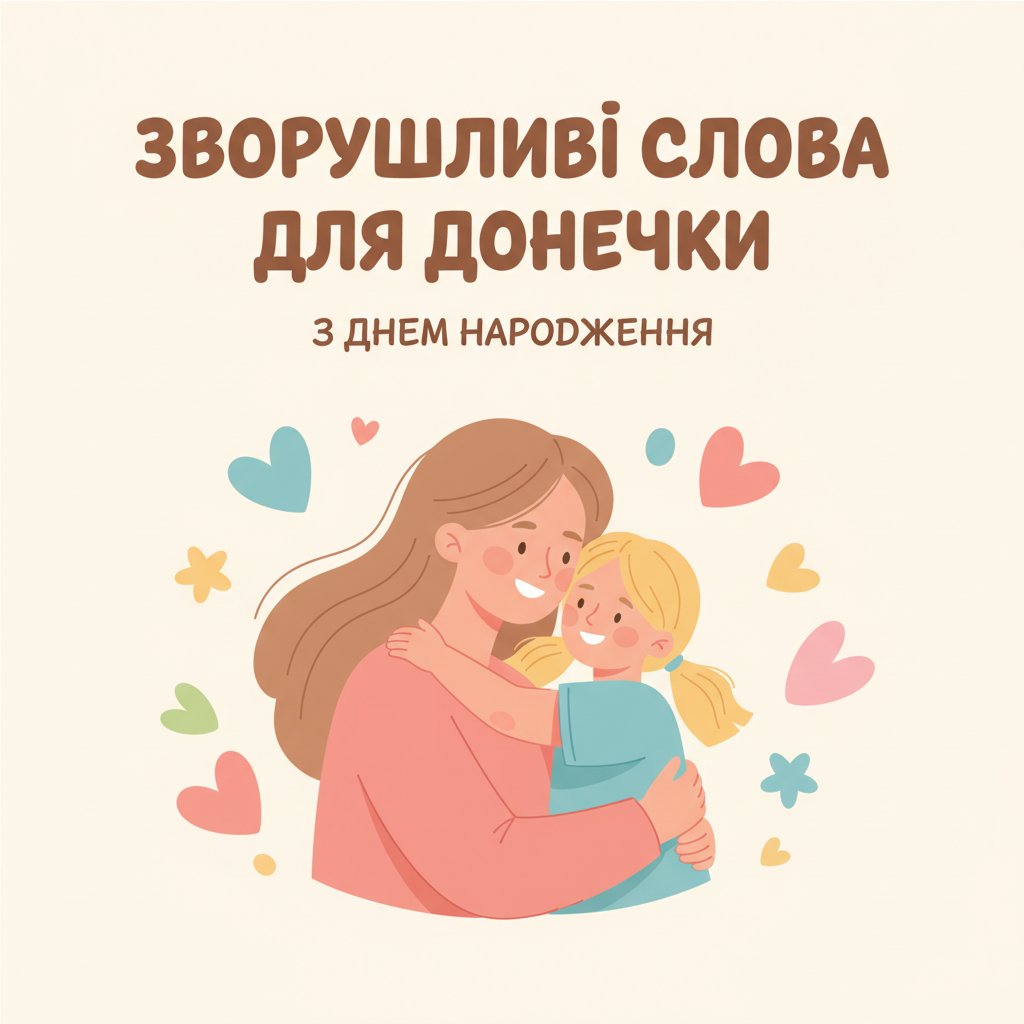 трогательные слова для дочери с днем рождения