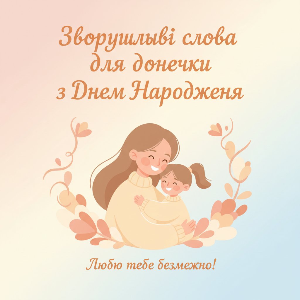 трогательные слова для дочери с днем рождения