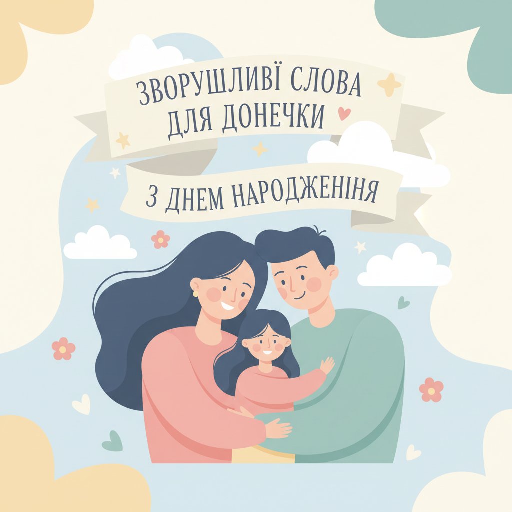 трогательные слова для дочери с днем рождения