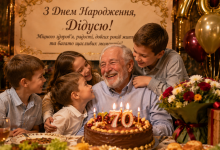 Привітання дідусю з днем народження