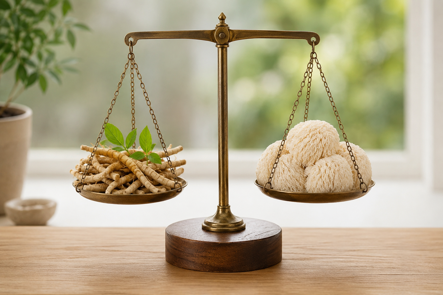Can ashwagandha and Lion's Mane replace each other