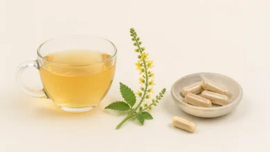 Agrimony tea vs capsules